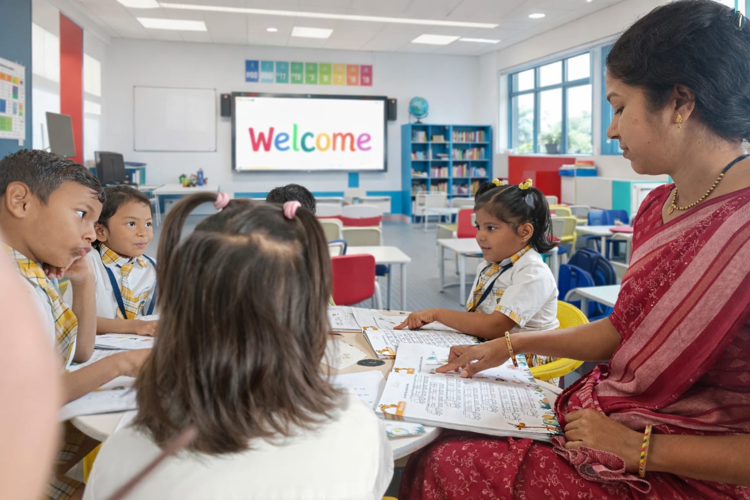 Children celebrating achievements